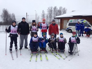 Детская команда по лыжным гонкам коррекционной школы «Озерки» завоевала три медали