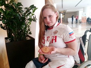 Марина Бекетова завоевала бронзовую медаль Кубка Мира по пауэрлифтингу лиц с ПОДА