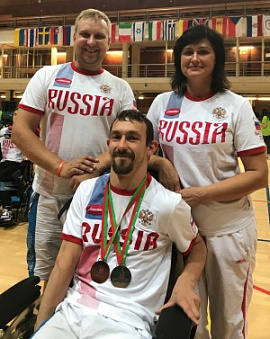 Петербургский боччеист взял две медали на международном турнире