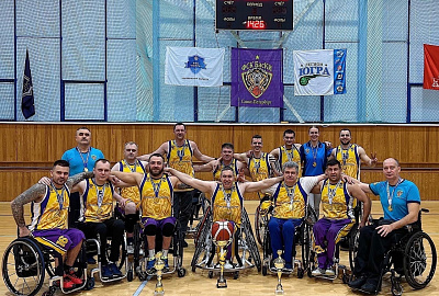                  Петербургская команда по баскетболу на колясках - в 12 раз чемпионы России!