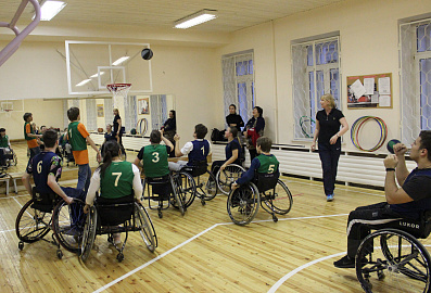 Продолжаем проект в поддержку детского баскетбола на колясках 