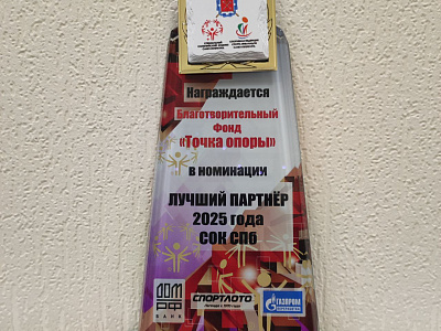 «Лучший партнер» Специального Олимпийского Комитета СПб, 2025 г.